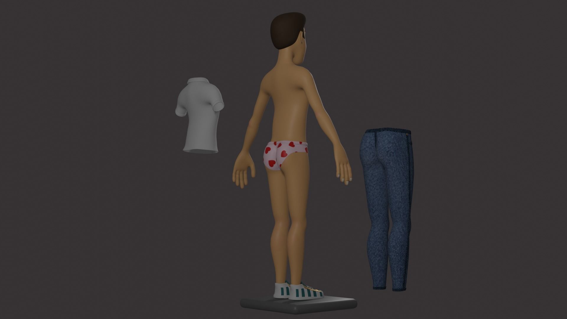 Alfred Full Body 3D model_19