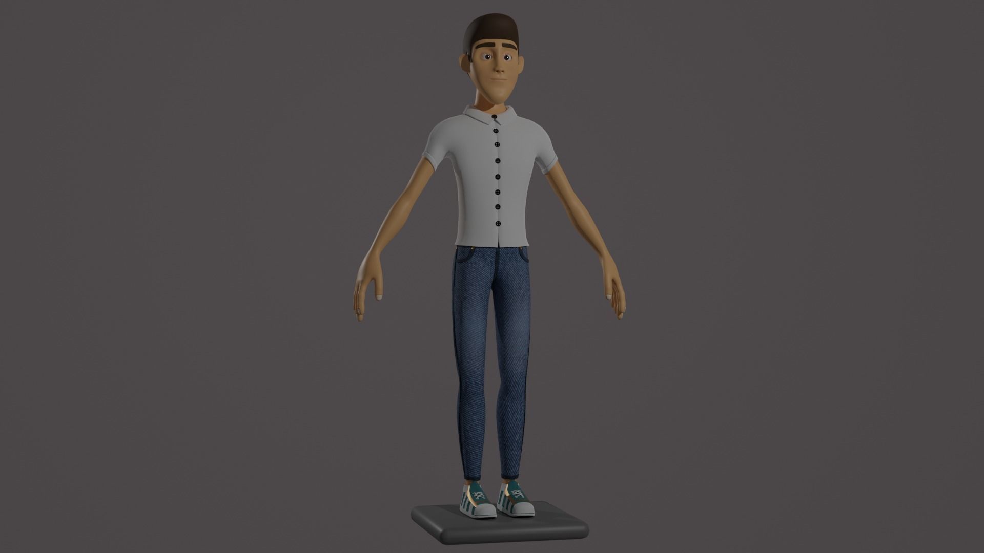Alfred Full Body 3D model_6