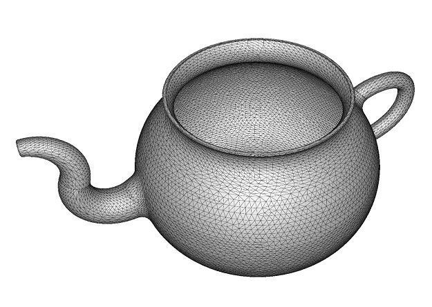 Classic Copper Pot Low-poly 3D model_3