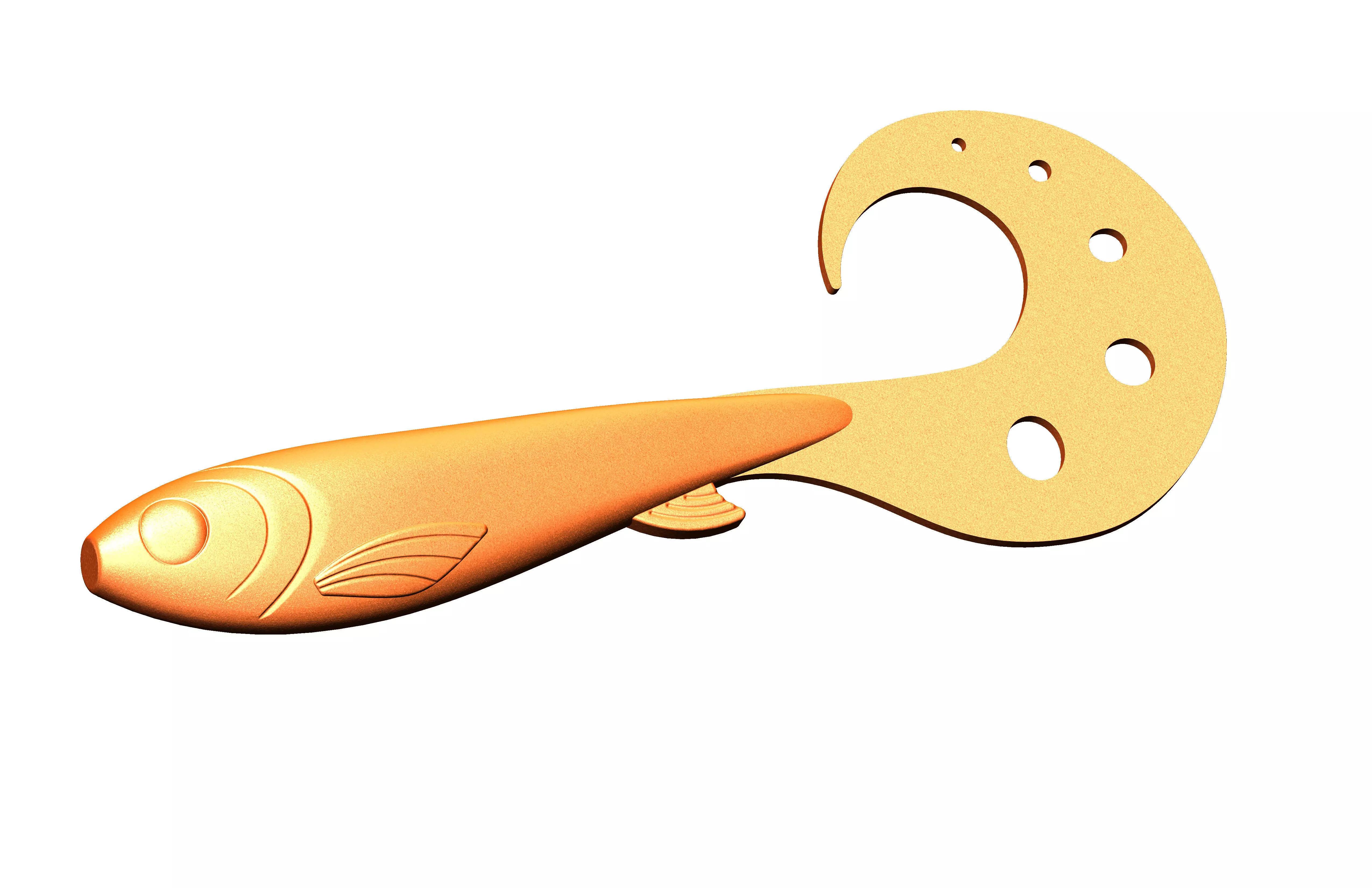 Eastfield wingman curly 23sm 3D model_0