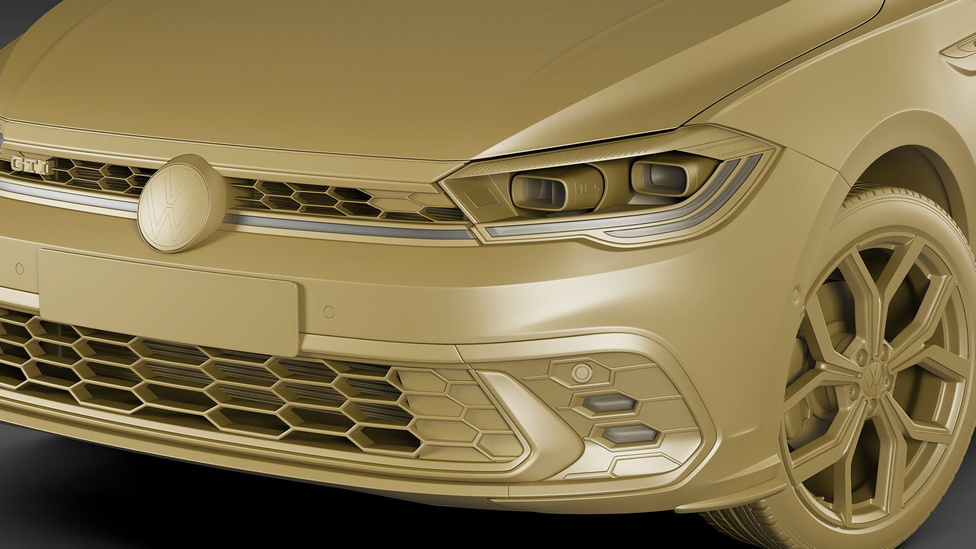Volkswagen Polo GTI 2022 3D model_20