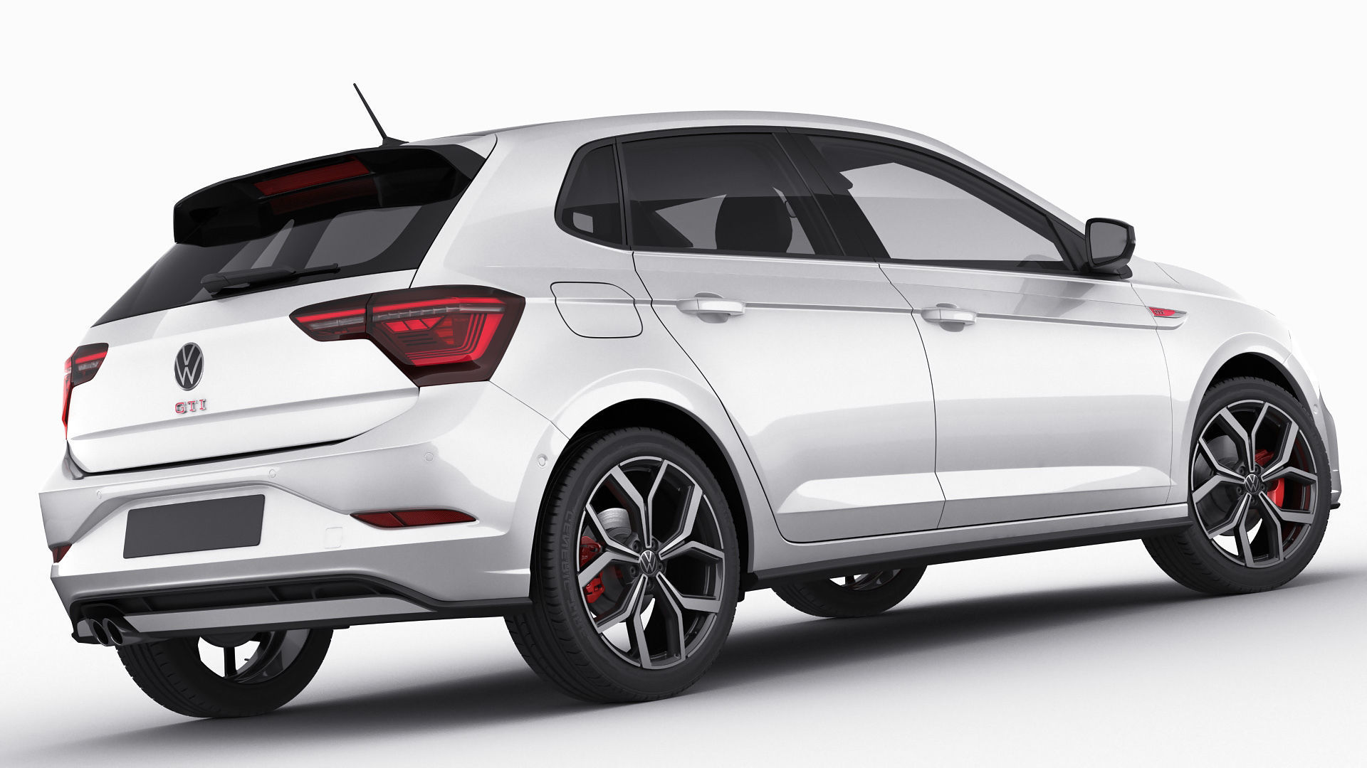 Volkswagen Polo GTI 2022 3D model_11