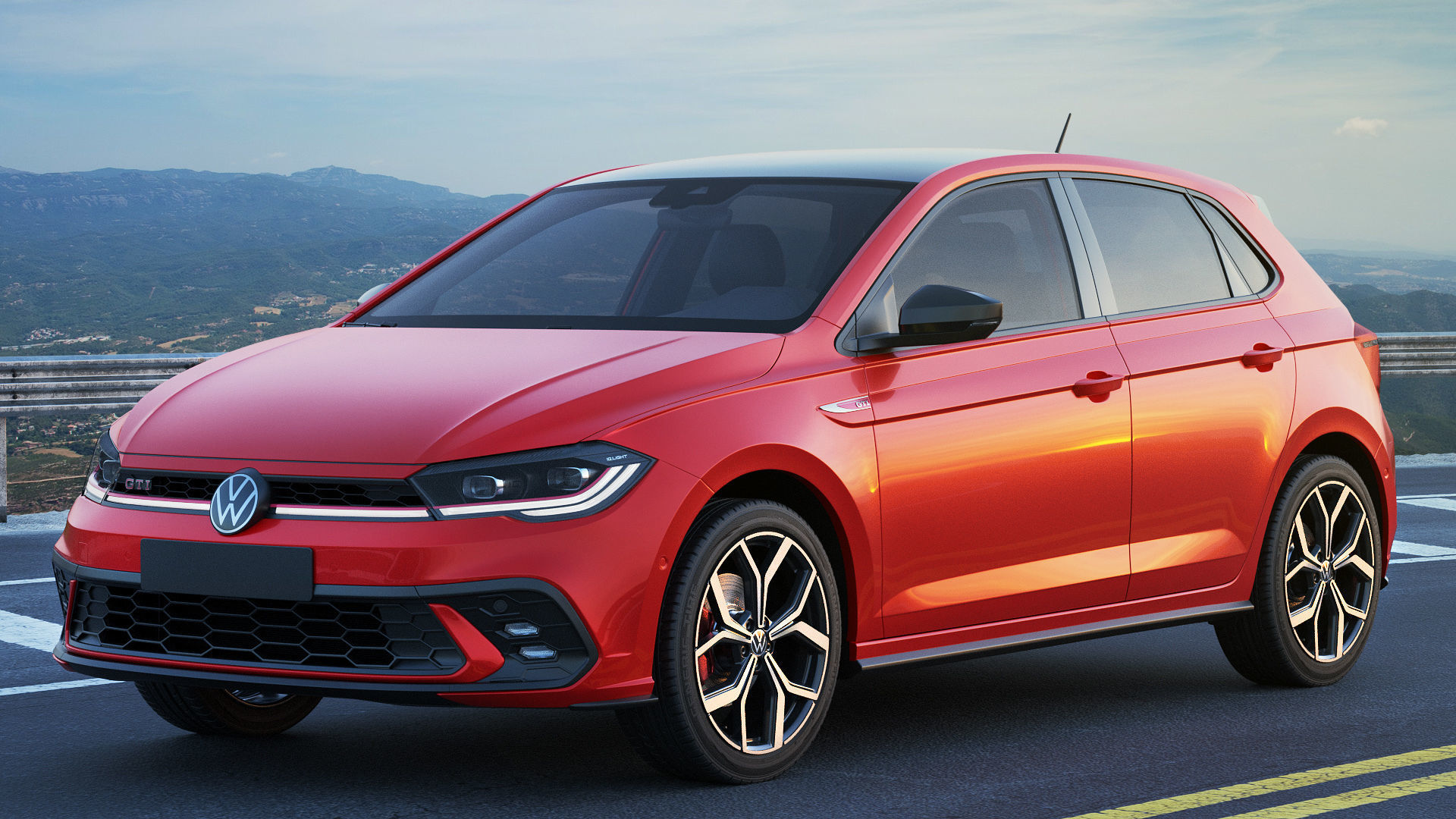 Volkswagen Polo GTI 2022 3D model_16