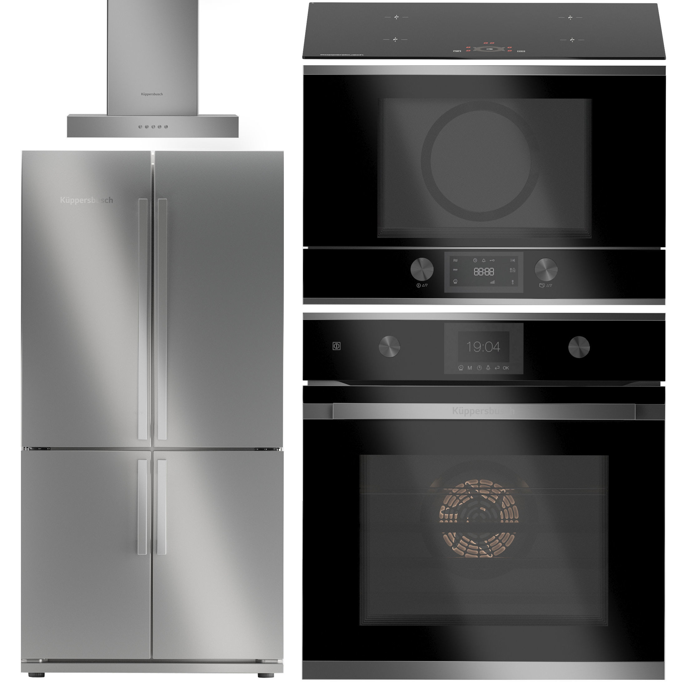 Set of kitchen appliances Kuppersbusch 3 3D model | CGTrader