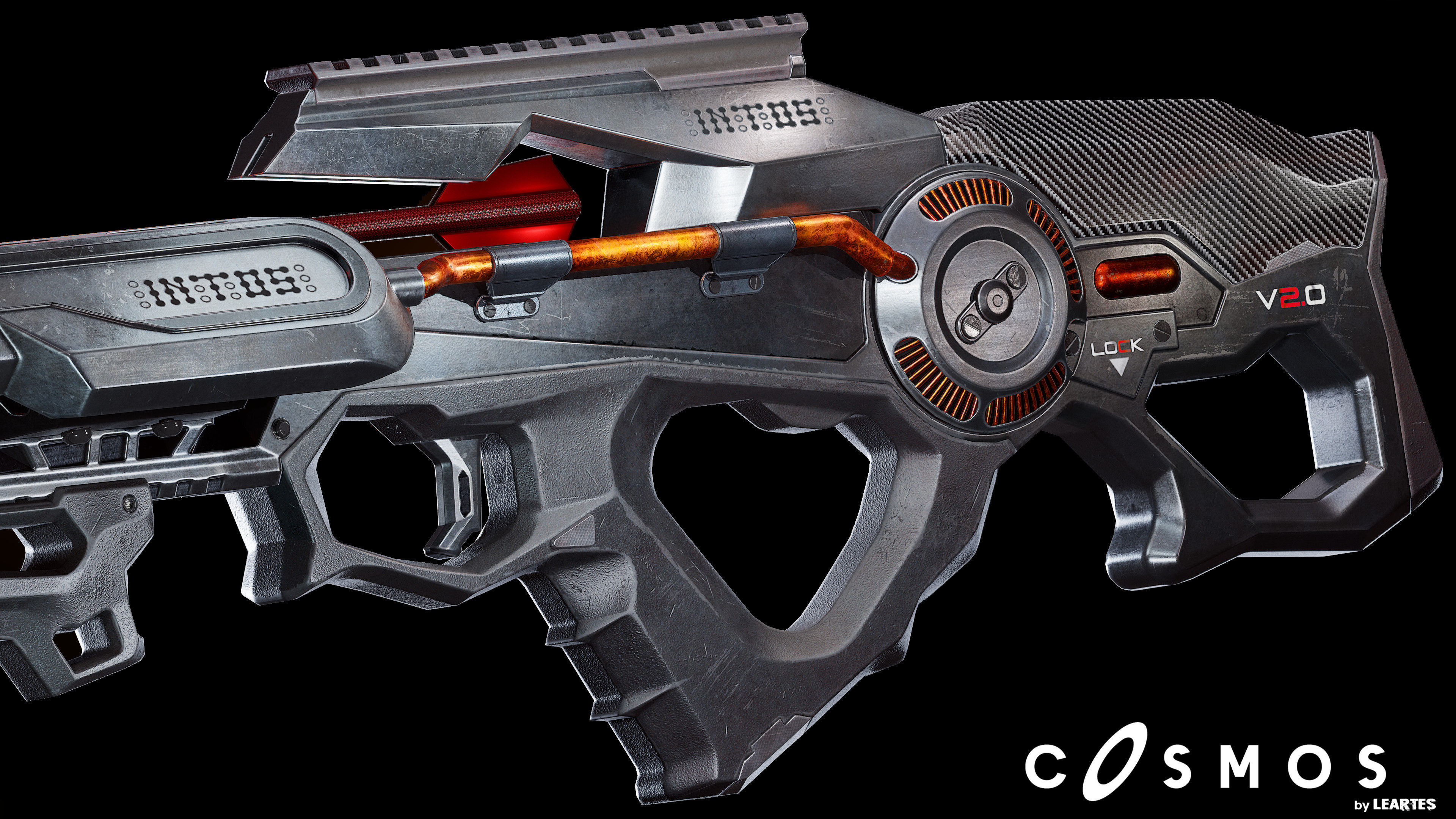 Cyberpunk The Ballista Low-poly 3D model_4