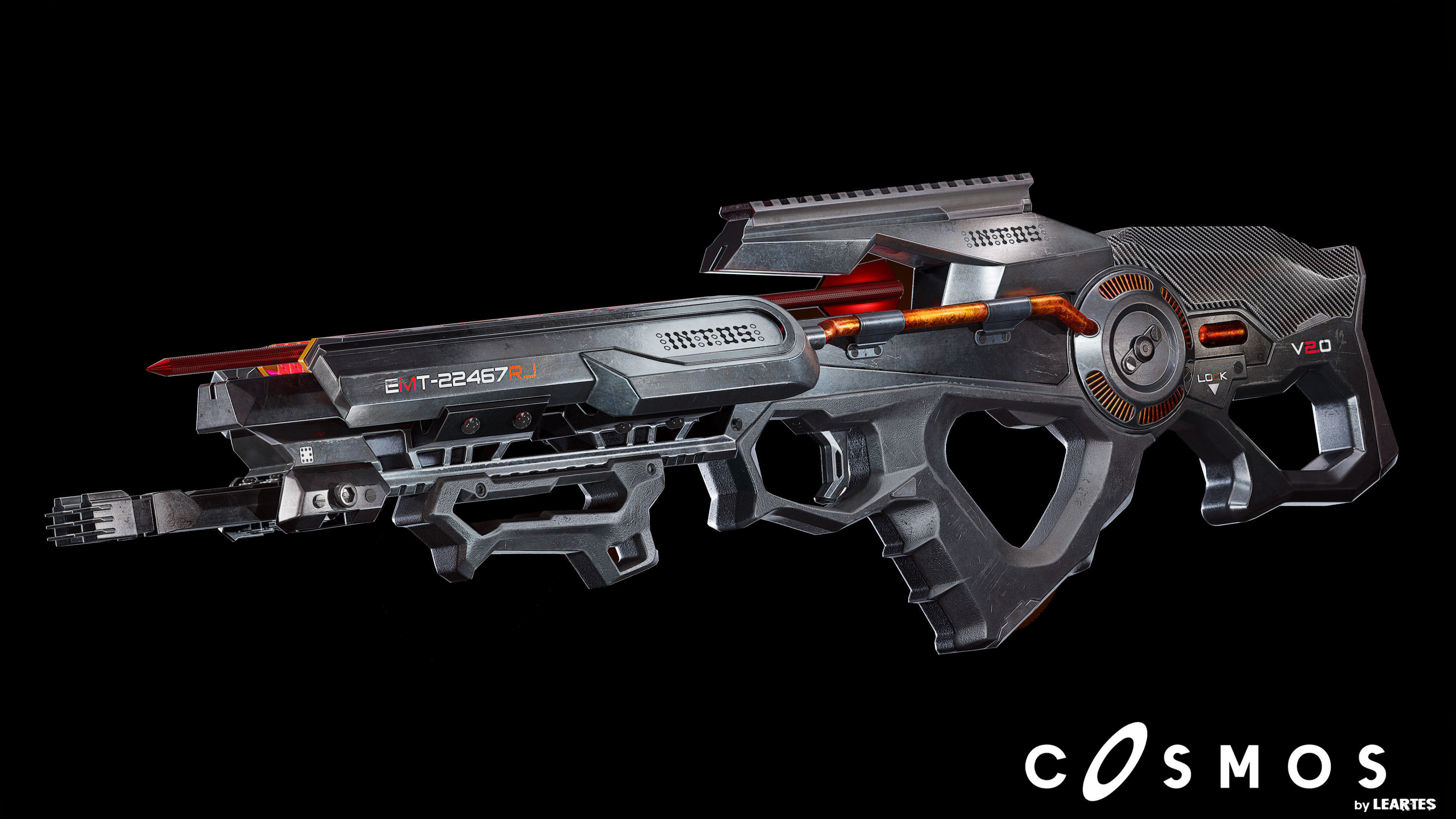 Cyberpunk The Ballista Low-poly 3D model_3