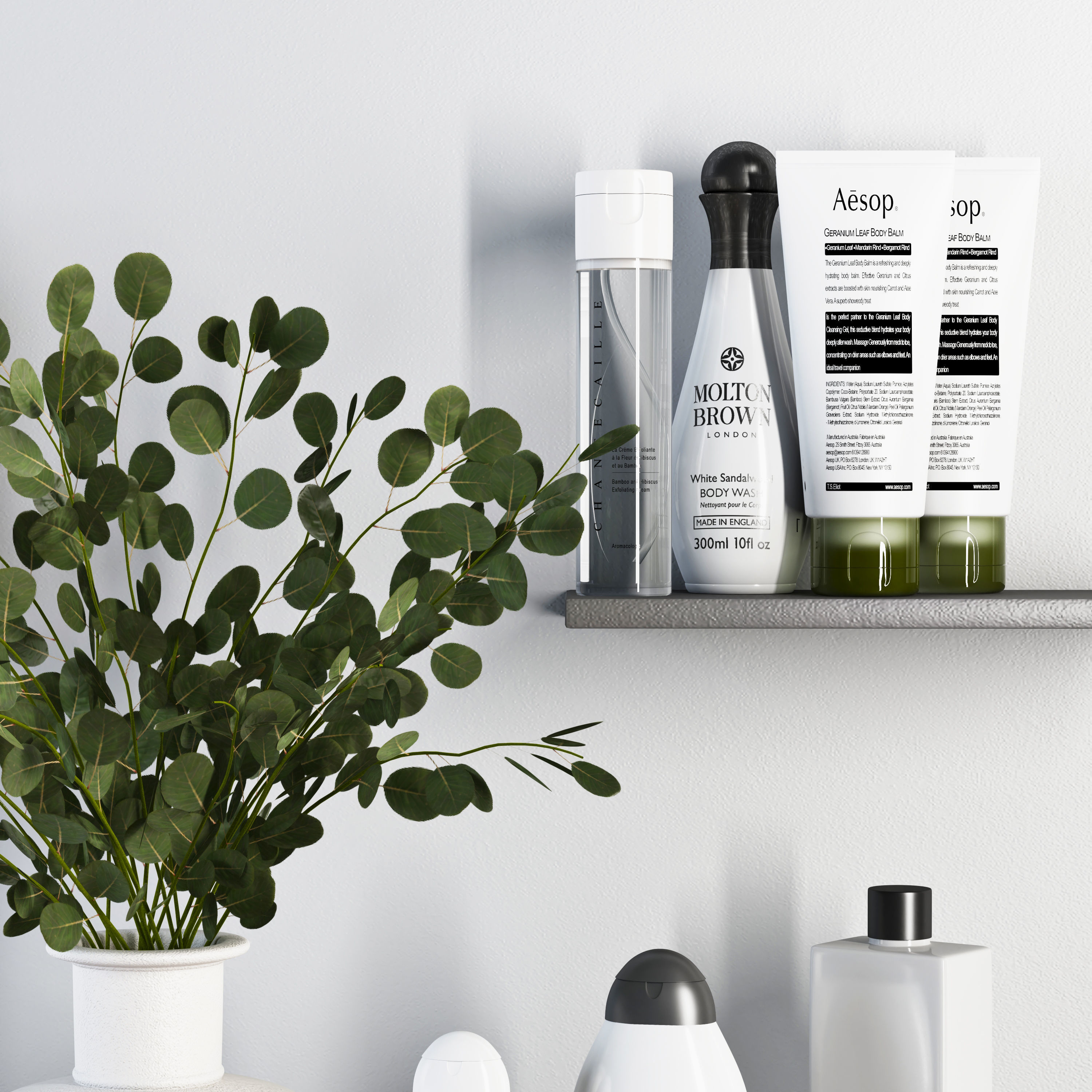 Bathroom Decorative Set 05 3D model_3