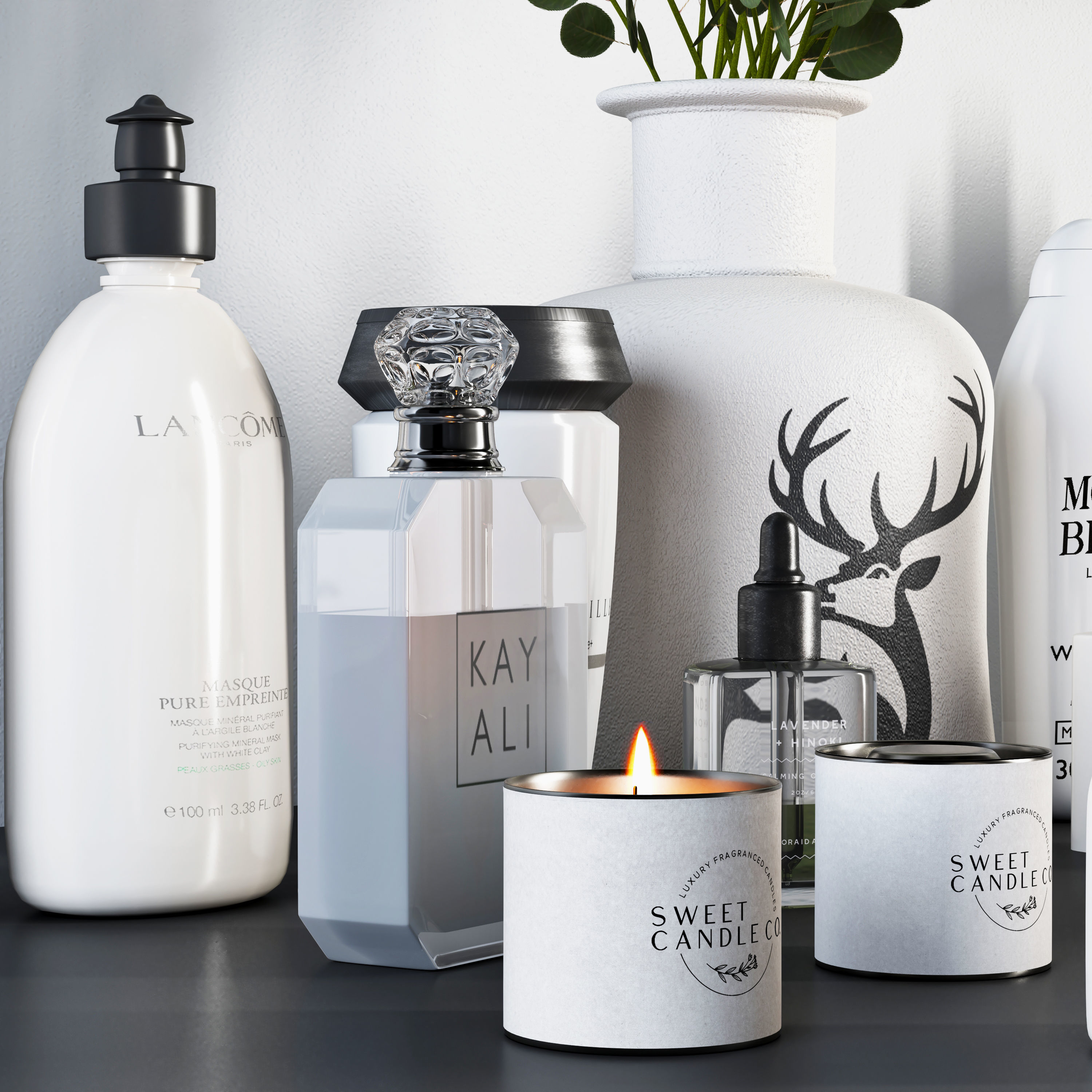 Bathroom Decorative Set 05 3D model_4