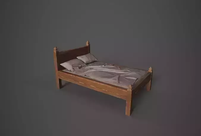 Simple Medieval Bed