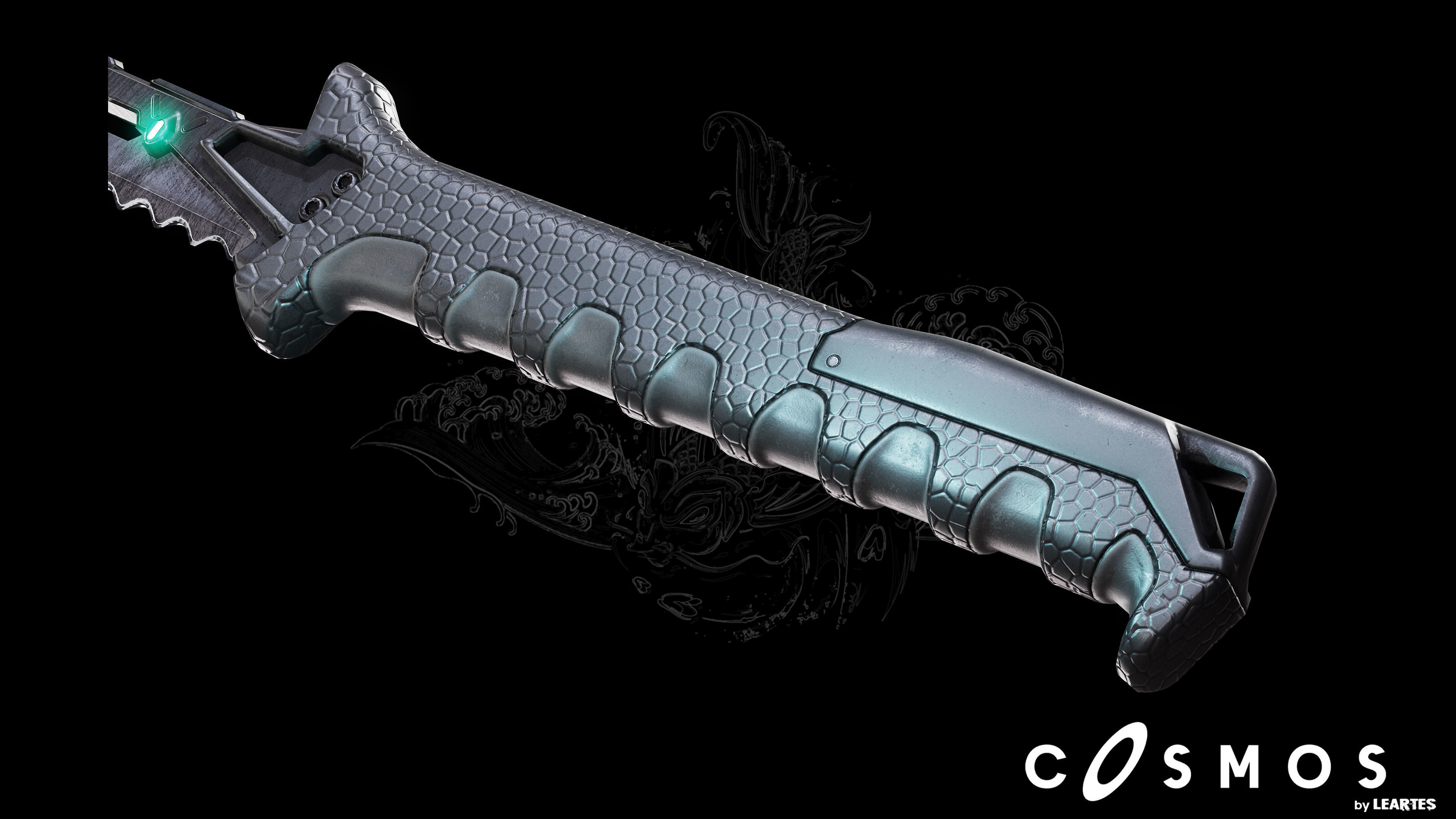 Shuhasu samurai sword Low-poly 3D model_4