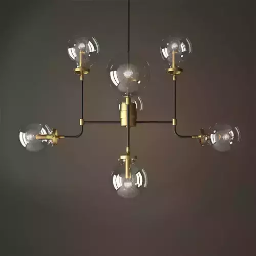 bistro globe clear glass 8