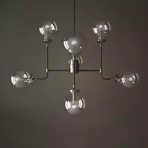 bistro globe clear glass 8