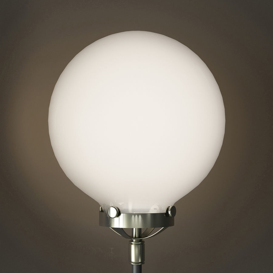 bistro globe clear glass 8 3D model_1