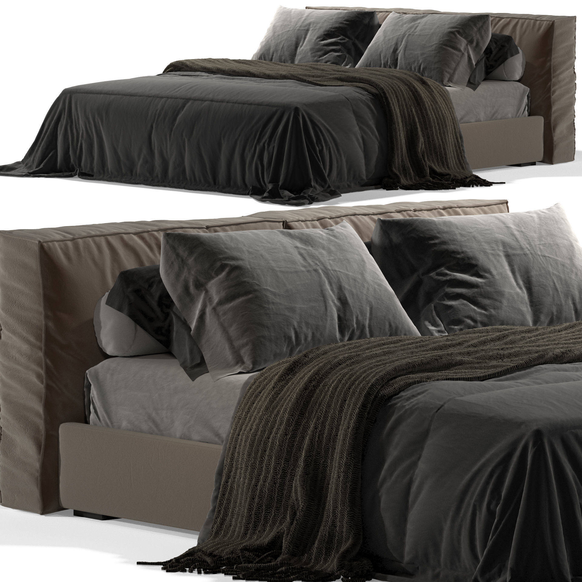 Gamma bond night bed 3D model