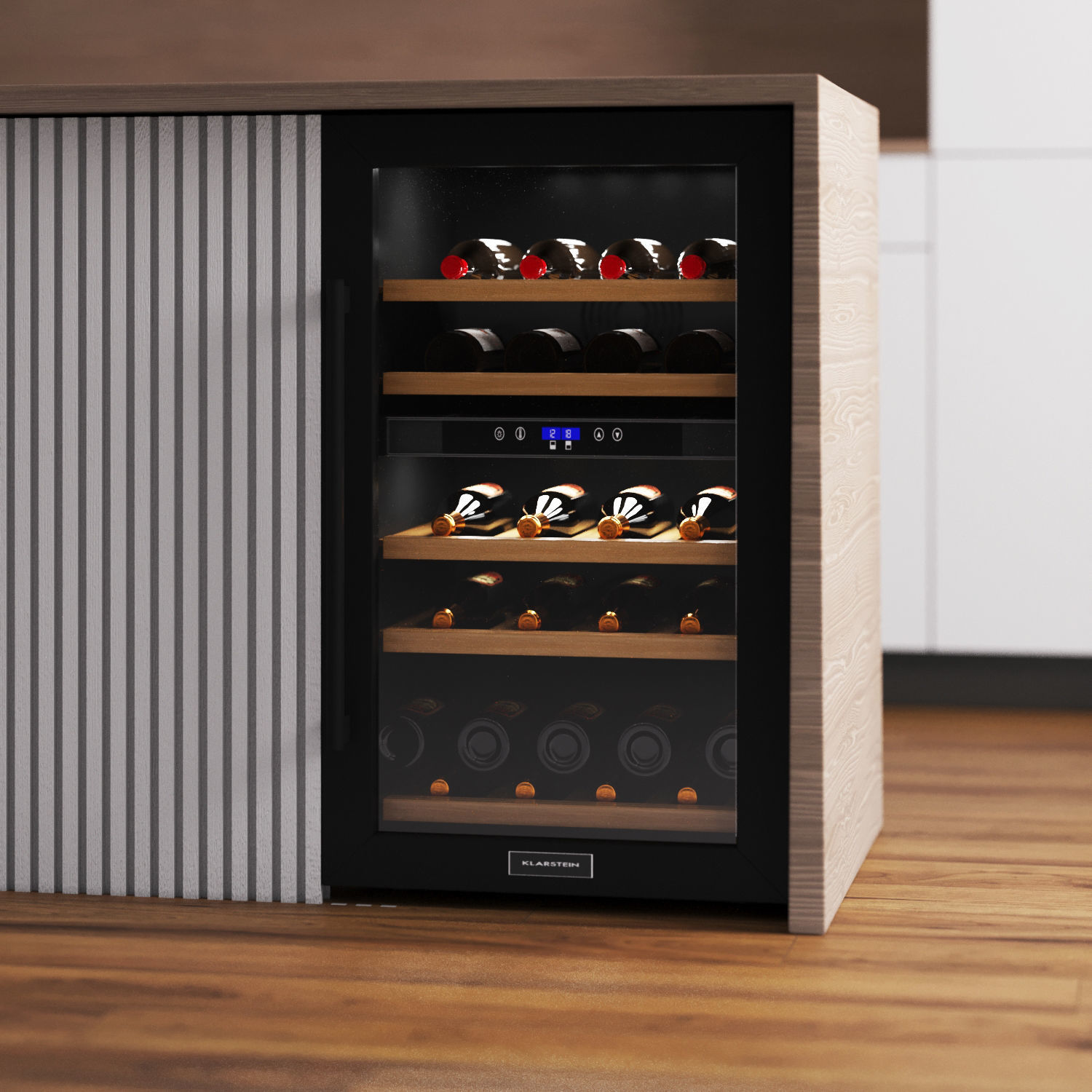 modern kitchen with island 010 3D model_1