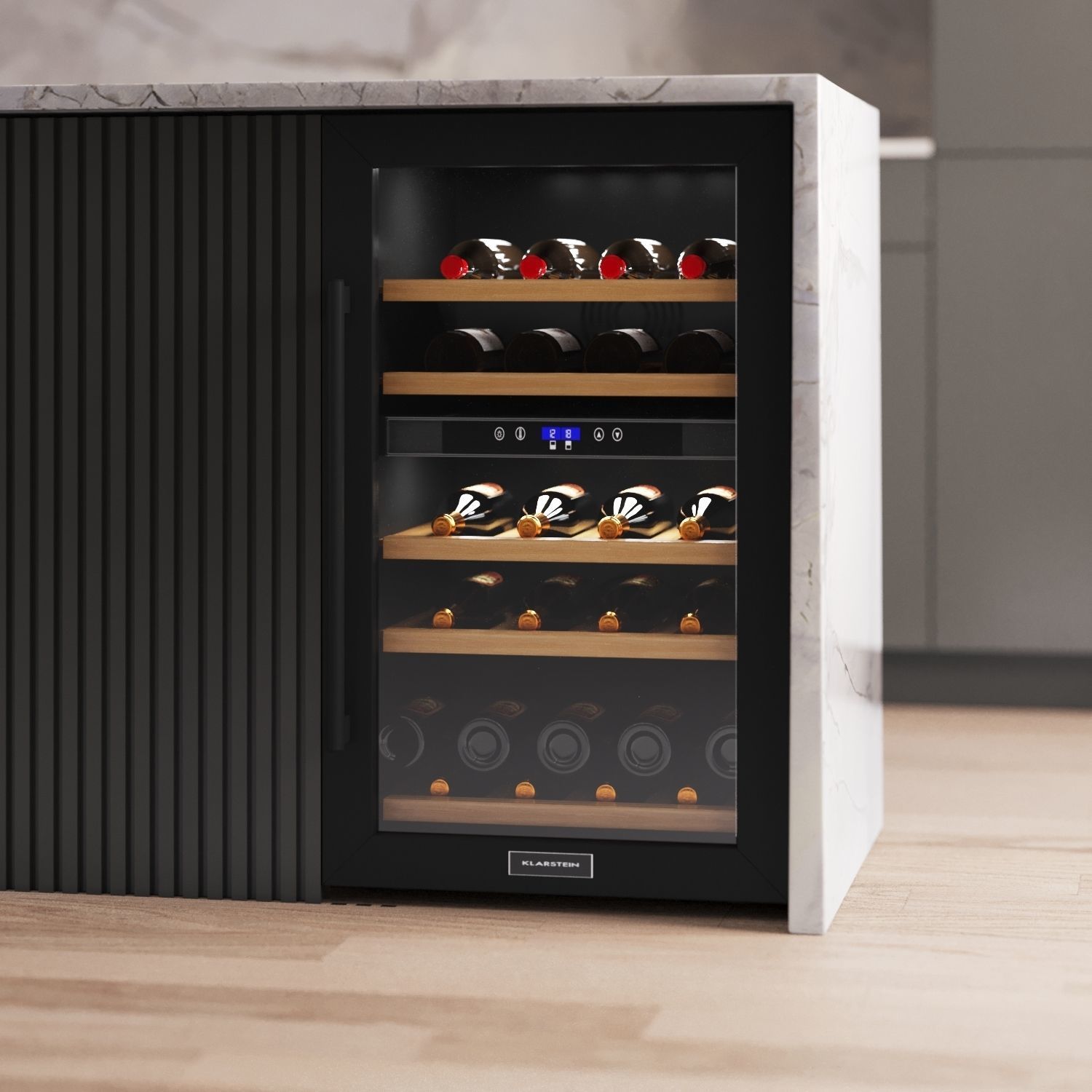 modern kitchen with island 009 3D model_2