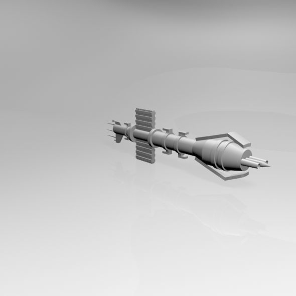 Space Destroyer 01 3D model_10