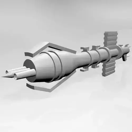 Space Destroyer 01 3D model Space Destroyer 01 3D model