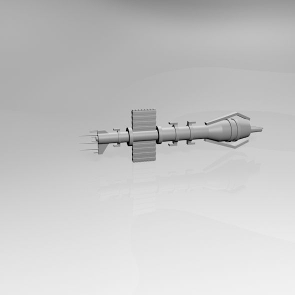 Space Destroyer 01 3D model_12