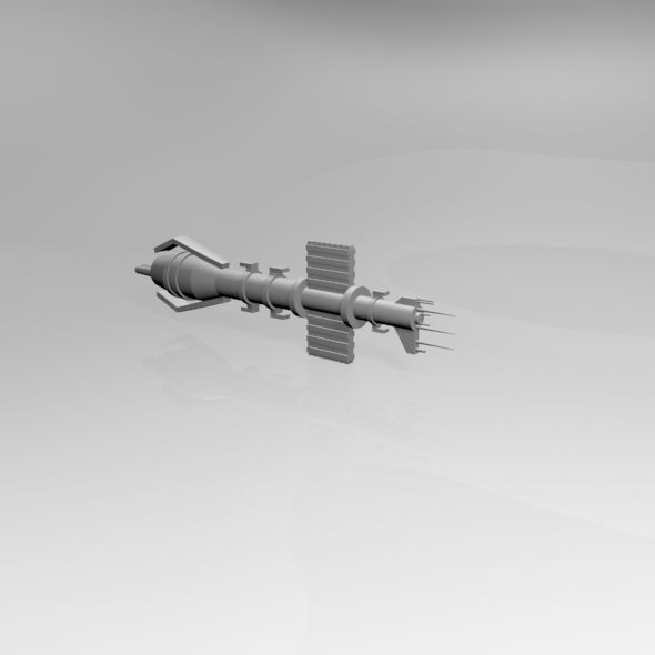 Space Destroyer 01 3D model_16