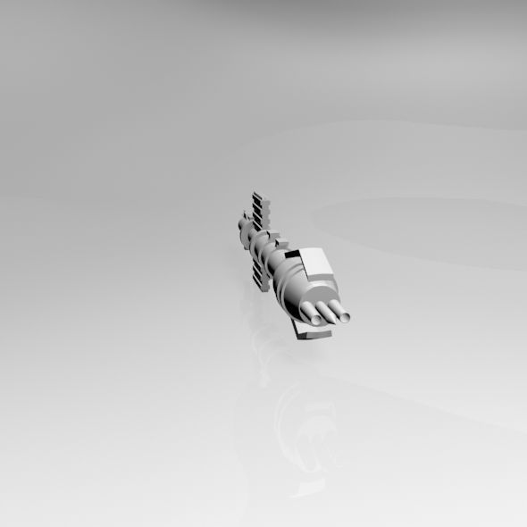 Space Destroyer 01 3D model_9