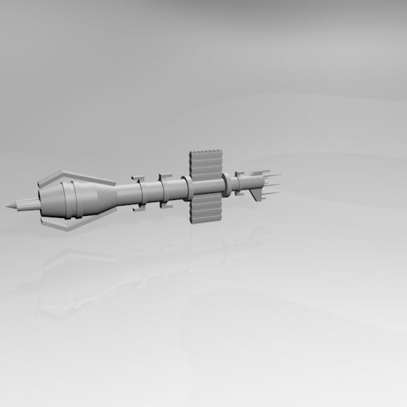 Space Destroyer 01 3D model_18