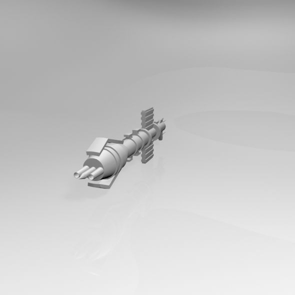 Space Destroyer 01 3D model_8