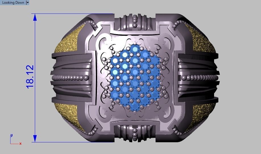 Signet ring for him 3D print model_3