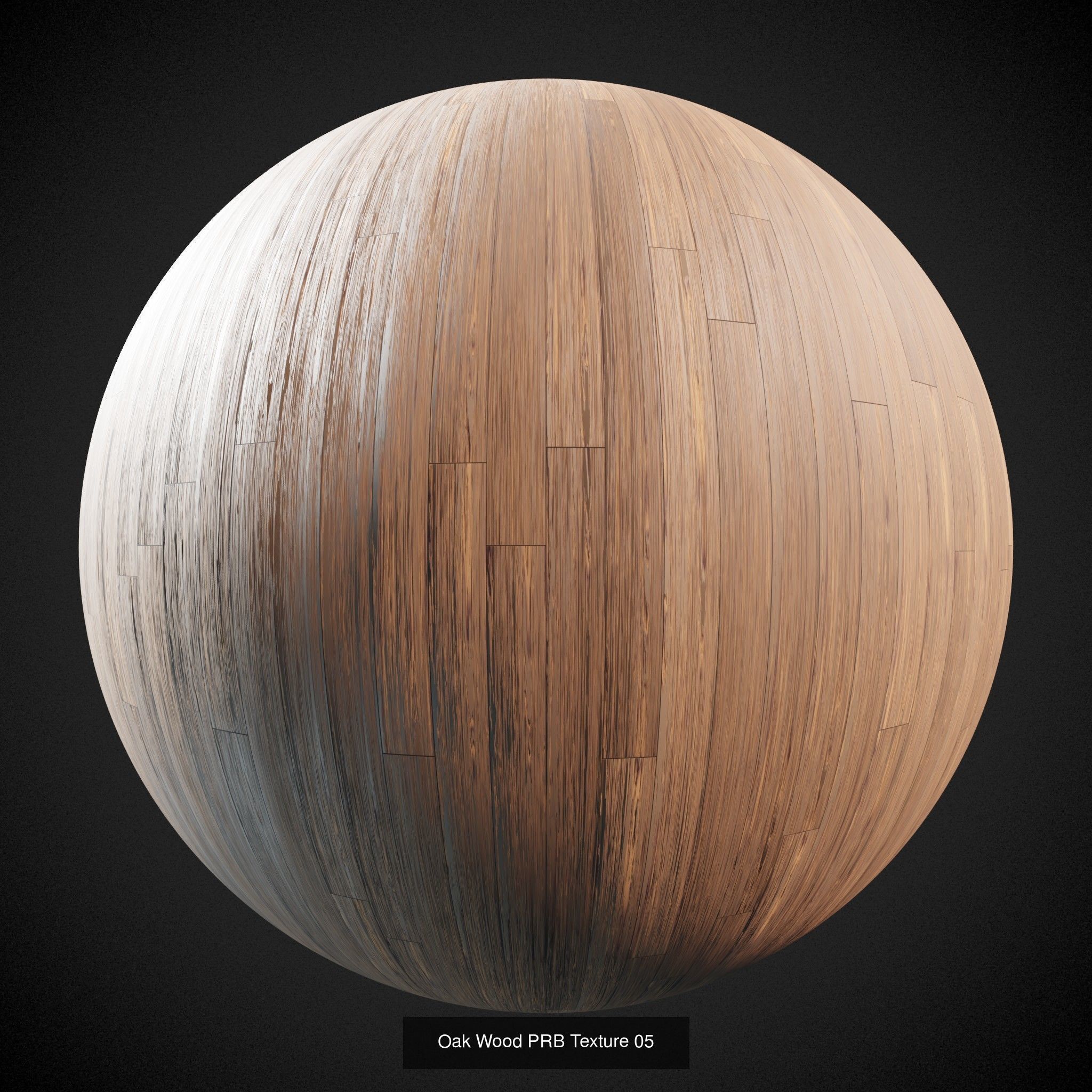 Oak wood PBR Package Texture_6