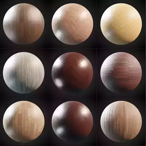 Oak wood PBR  Package  Texture