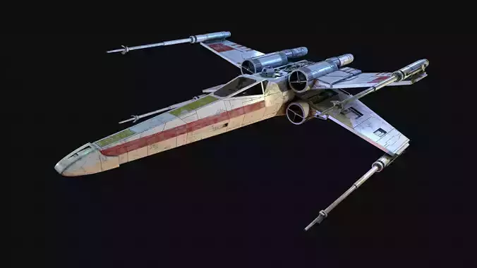 X-WING Star Wars 3D model