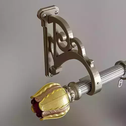 Bracket for curtain rods