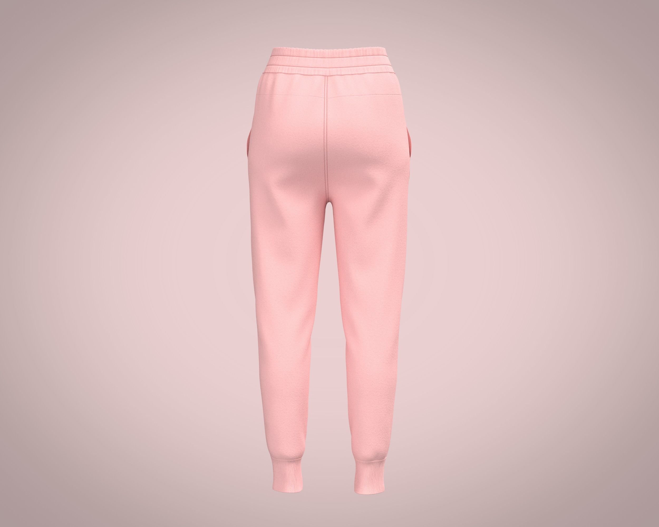 Ladies Hoodie with Jogger 3D model_8