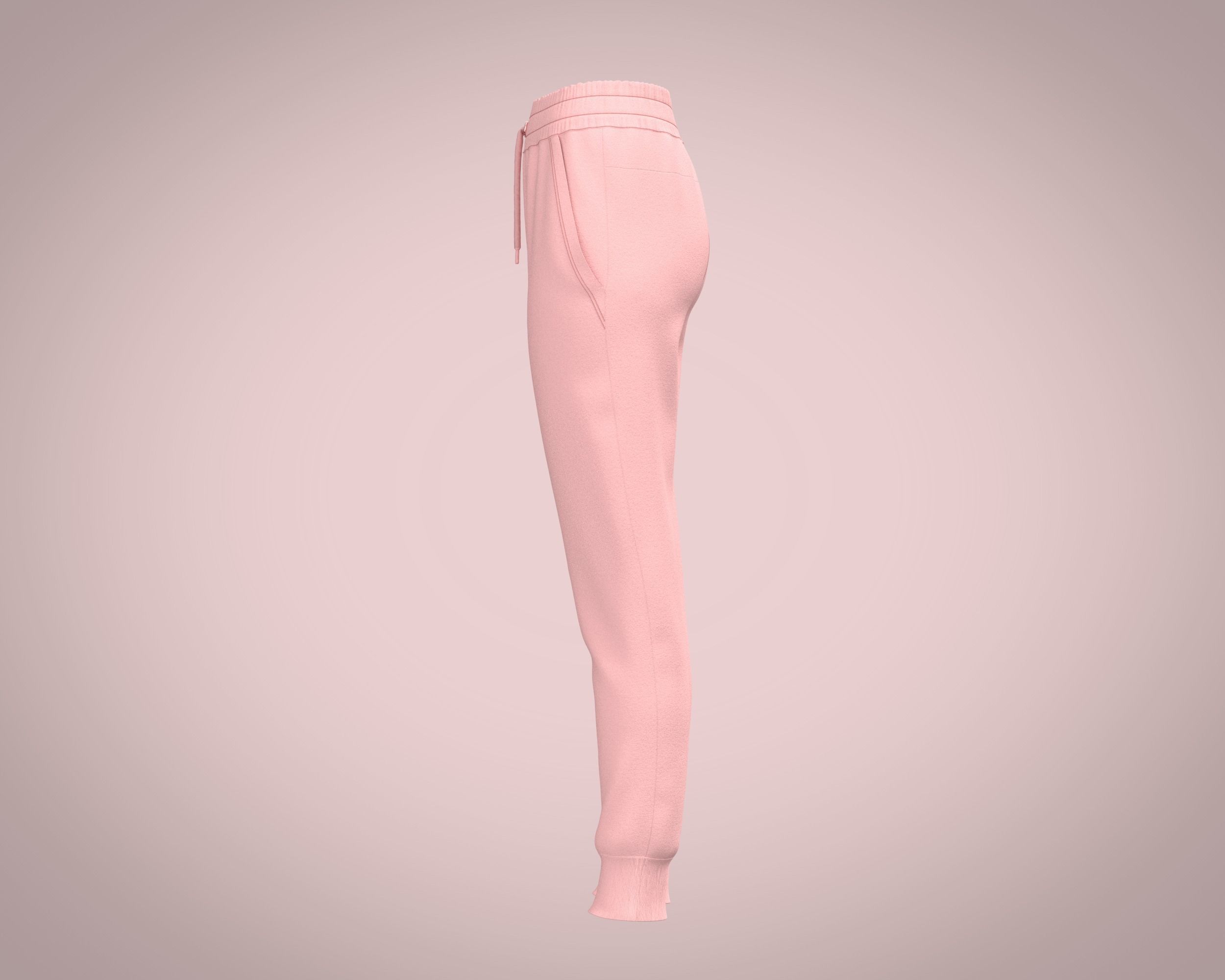 Ladies Hoodie with Jogger 3D model_11