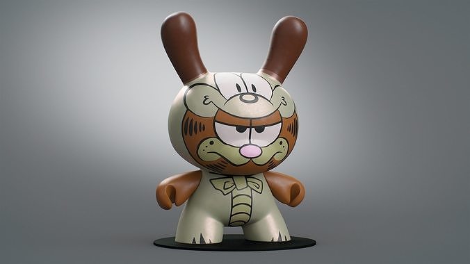 Kidrobot Garfield El Impostor 8 Inch Dunny 3D model