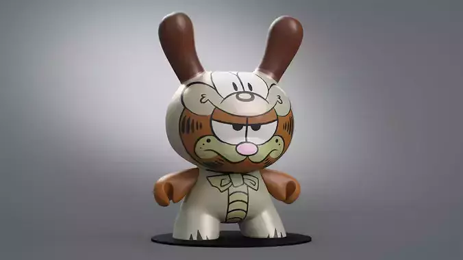 Kidrobot Garfield El Impostor 8 Inch Dunny 3D model