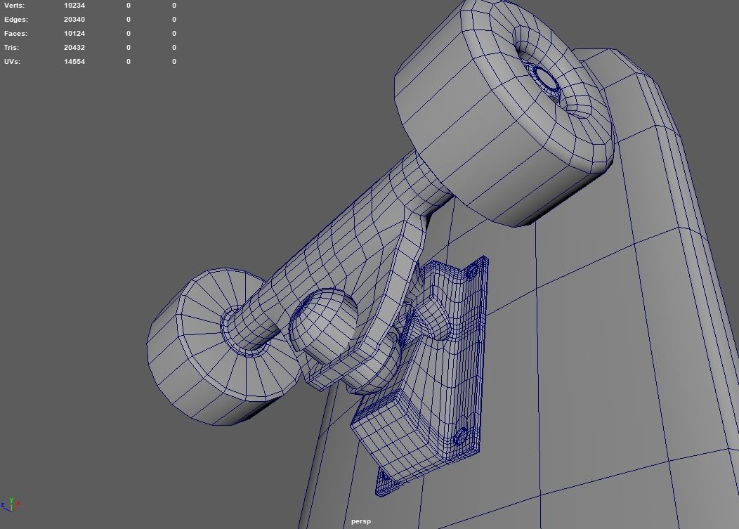 Skate skateboards Low-poly 3D model_14