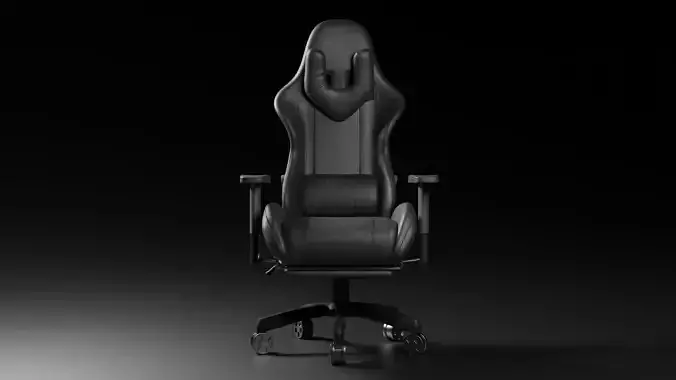 Gaming chair with leg rest 