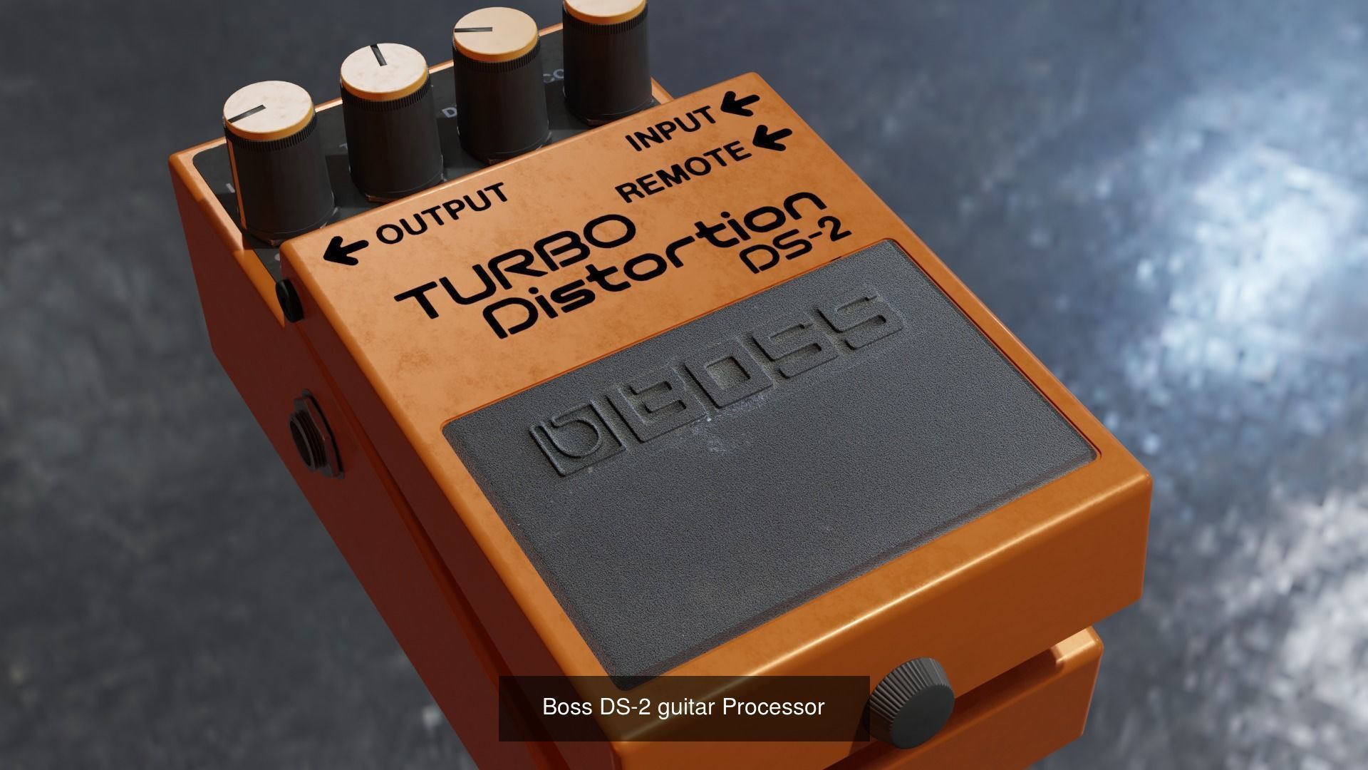 Electric Guitar stomp and amplifier 3D Model Collection_3