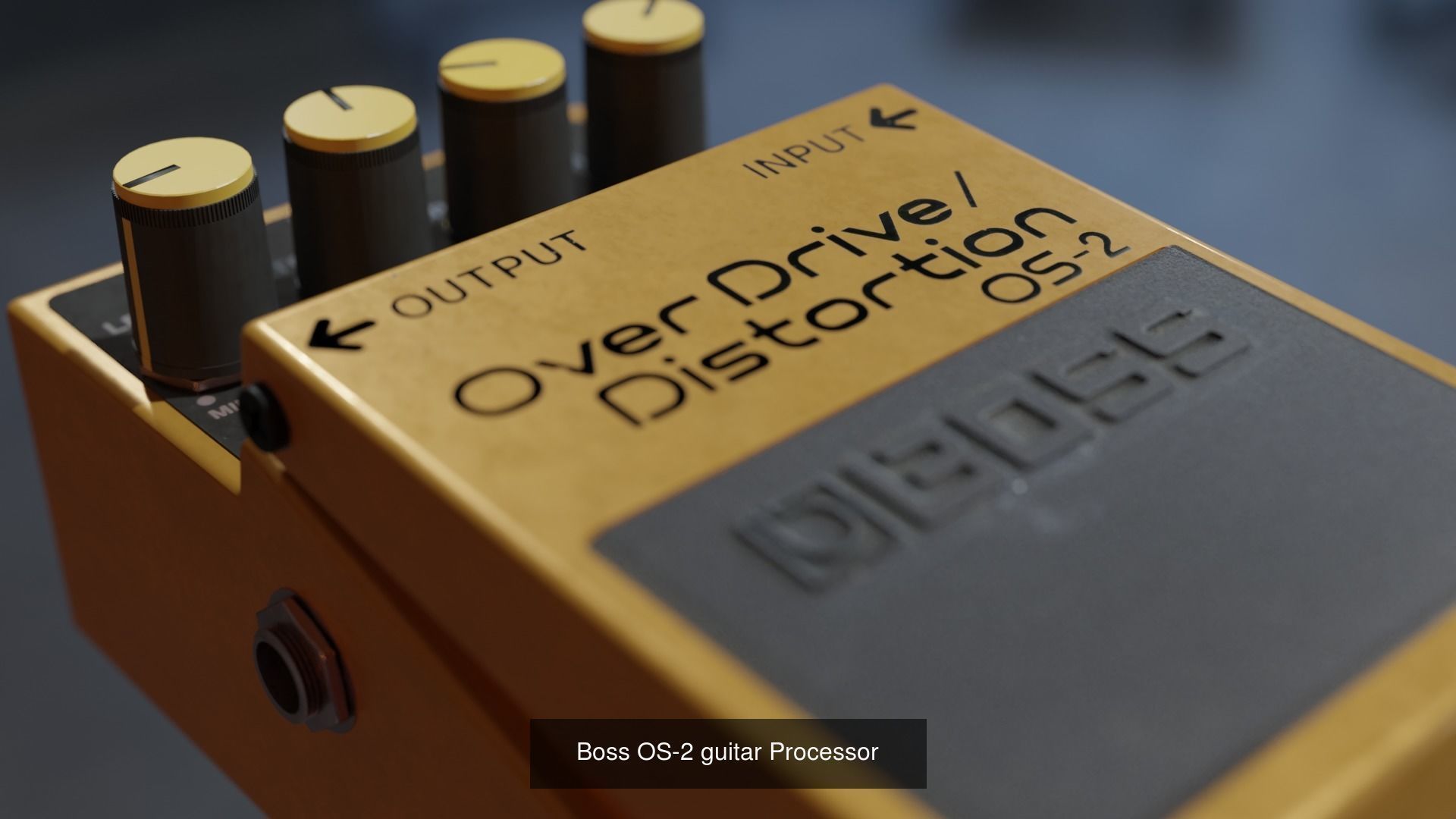 Electric Guitar stomp and amplifier 3D Model Collection_2