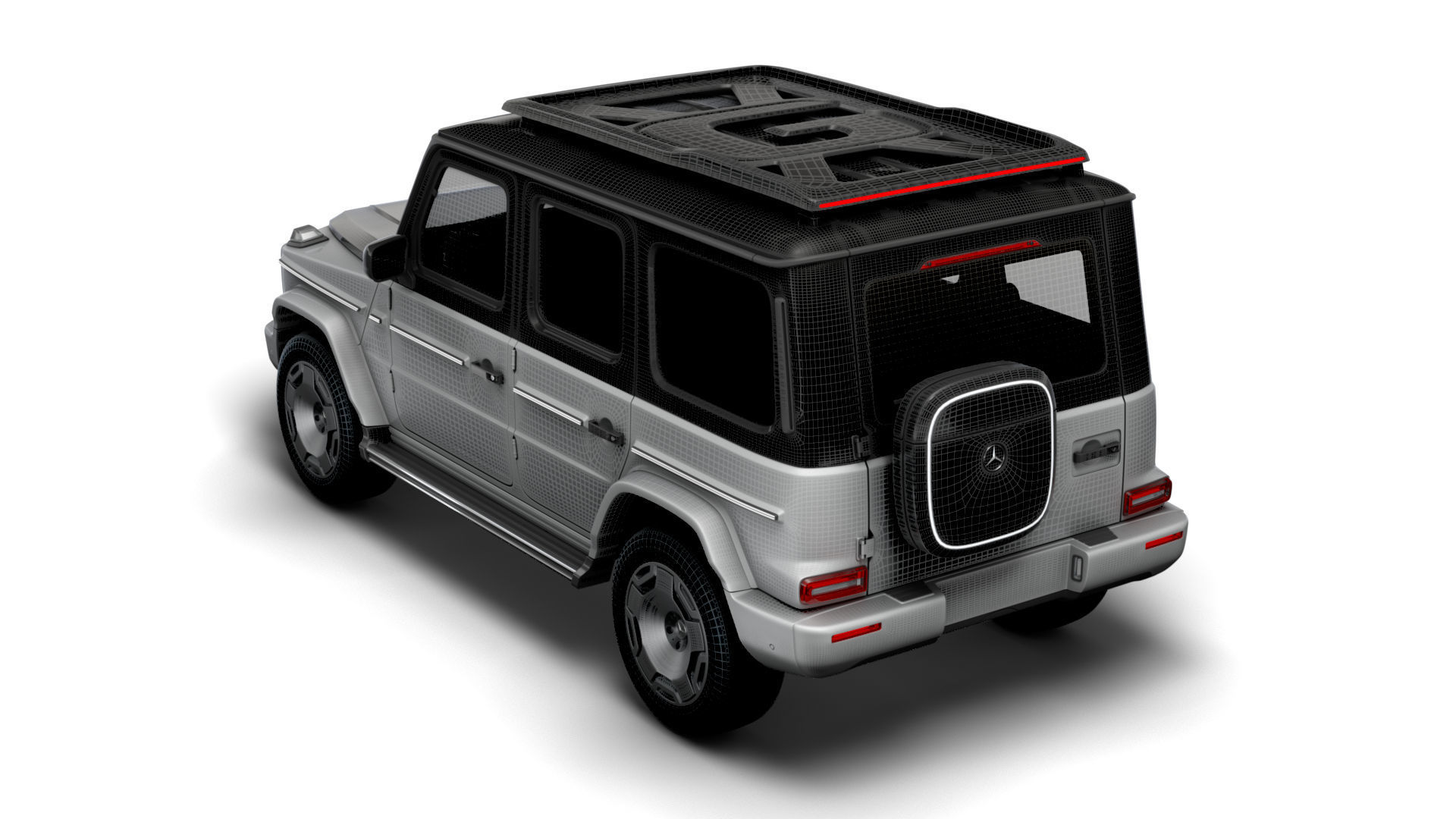 Mercedes Benz Concept EQG 2022 3D model_15