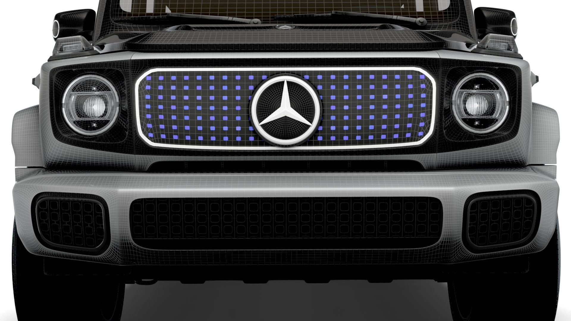 Mercedes Benz Concept EQG 2022 3D model_19