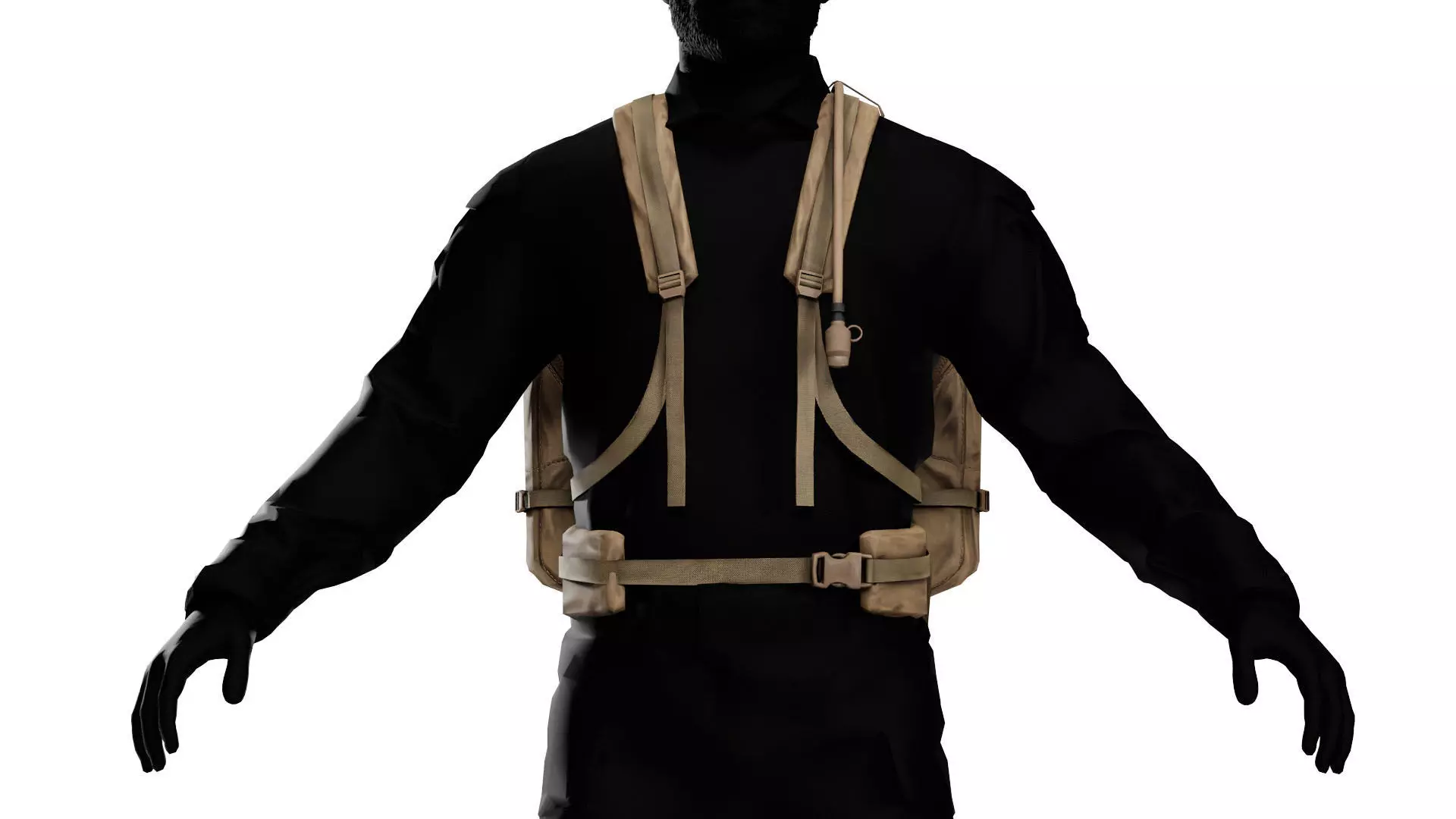 CAMELBAK BFM BACKPACK Low-poly 3D model_6