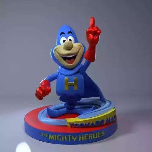 Tornado Man - The Mighty Heroes 3D print model