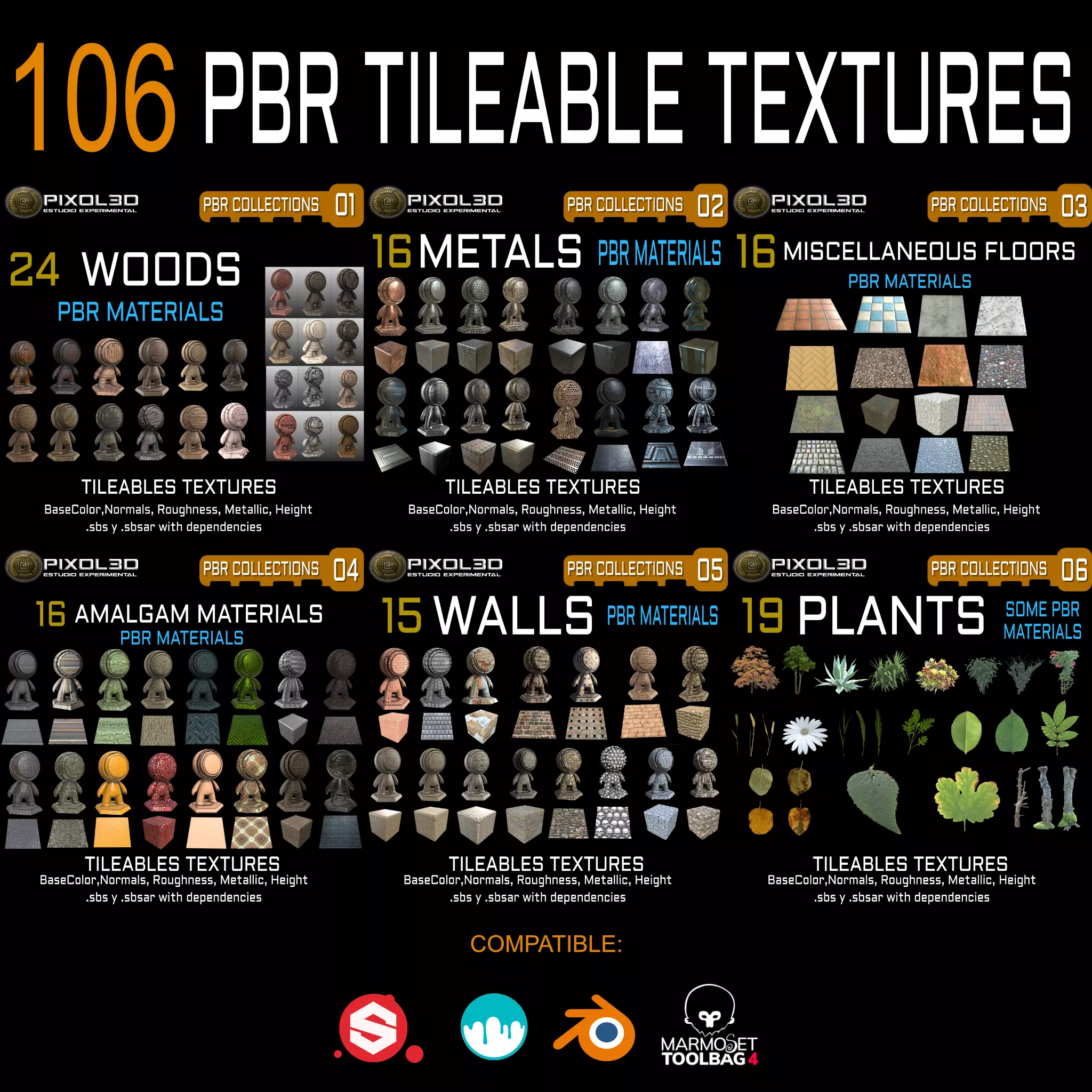 PBR Tileable Textures Collection 001 Texture_0