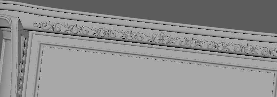 wardrobe for bedroom 3D model_4