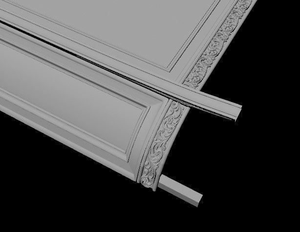 wardrobe for bedroom 3D model_1