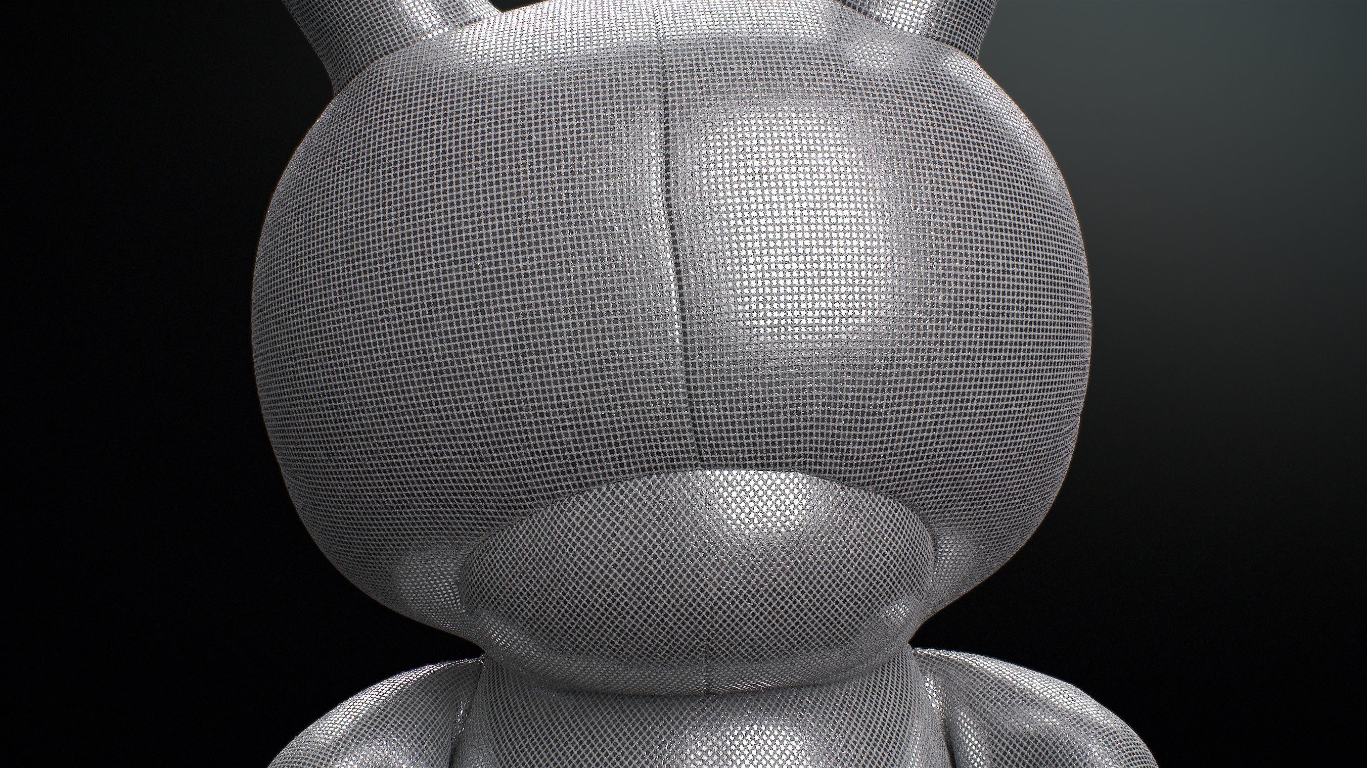 Kidrobot 20 inch Plush Rhinestone Edition Dunny 3D model_14