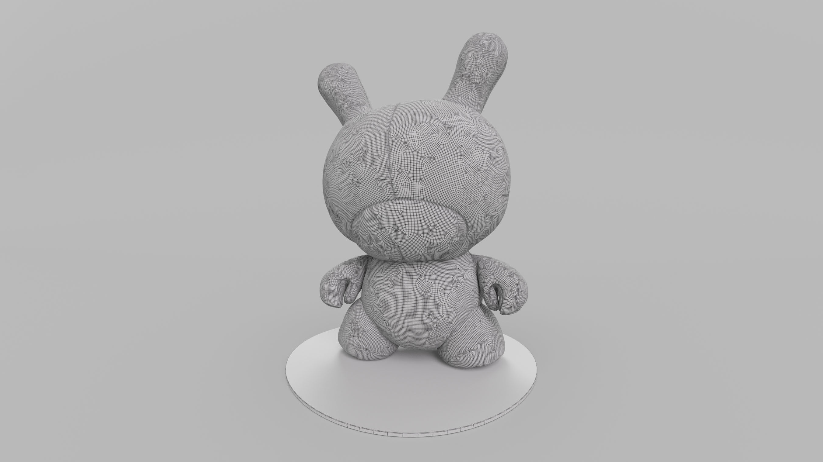 Kidrobot 20 inch Plush Rhinestone Edition Dunny 3D model_23