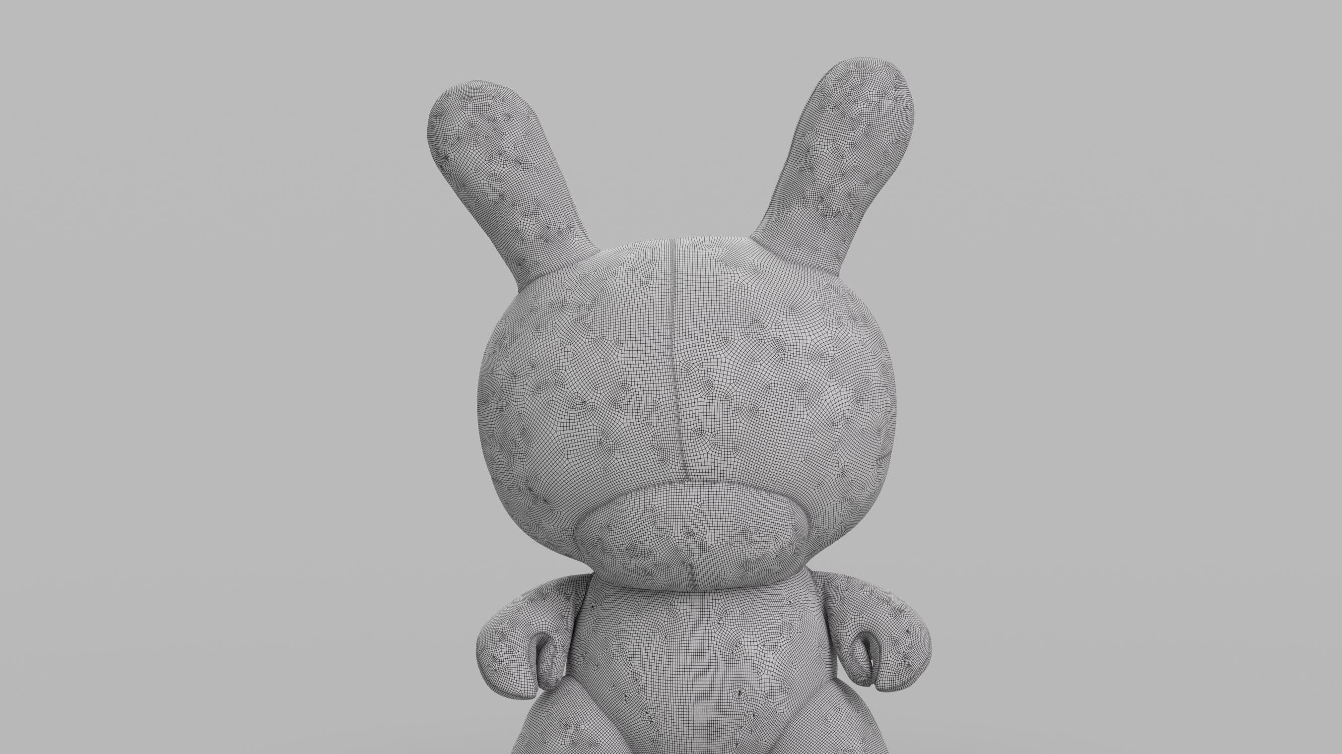 Kidrobot 20 inch Plush Rhinestone Edition Dunny 3D model_3